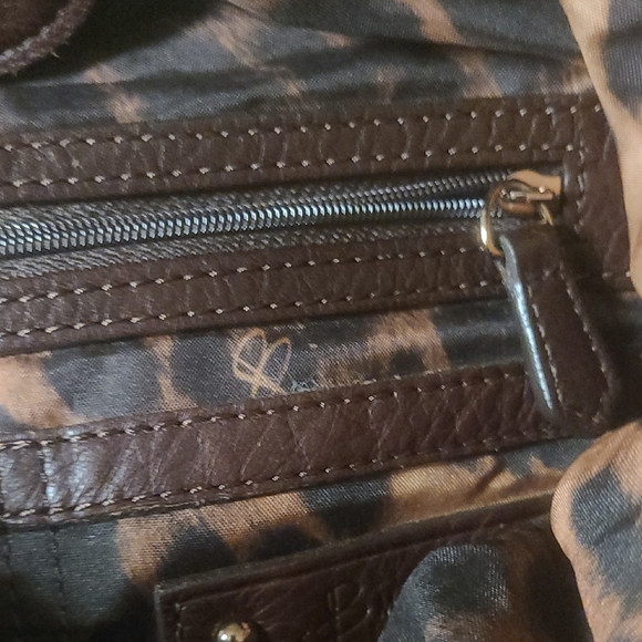 b. makowsky Dark Brown Studded Hobo Bag - Picture 12 of 16